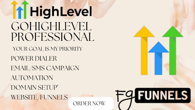 Gig Preview - Setup email sms automations and converting funnels with ghl or fg funnels