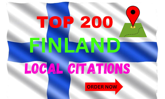 Gig Preview - Do finland top 200 local citation and directory submission for local seo