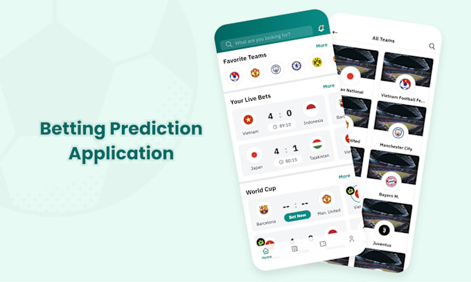 Gig Preview - Develop prediction app, sports bet app, crypto bet app, bet website, like betmgm