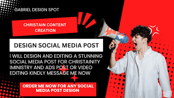 Bestseller - design creative social media post for christian ministry and post management