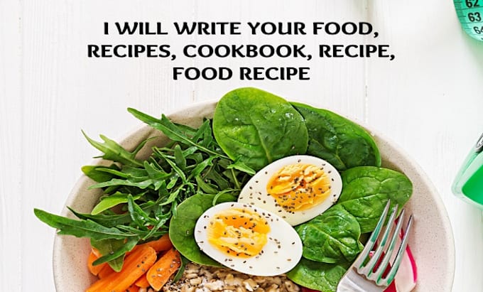 Gig Preview - Write and design recipes for cookbook recipe book and ebook