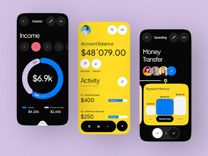 Gig Preview - Develop fintech app, payment app, crypto wallet app, loan app, trading app