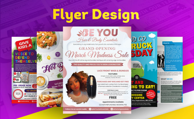 Gig Preview - Make a professional flyer design for your business