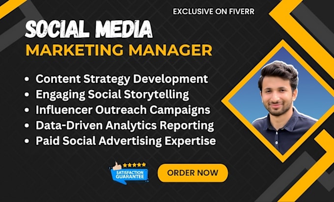 Gig Preview - Be your social media marketing manager and setup fb ads, meta ads