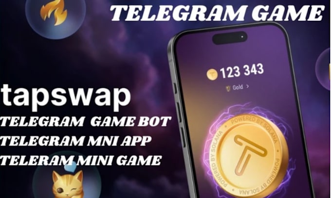 Gig Preview - Develop telegram game, telegram crypto game, telegram bot, chatbot ai bot