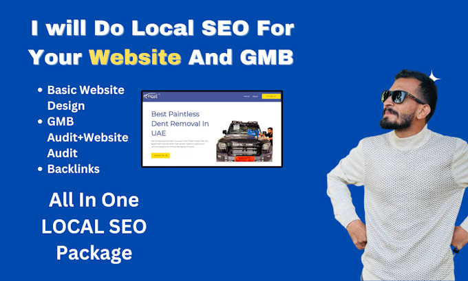 Gig Preview - Do complete local SEO for your website and gmb ranking website design backlink