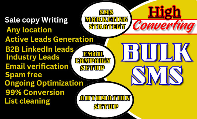 Bestseller - create high converting email campaigns, bulk SMS marketing emails blast