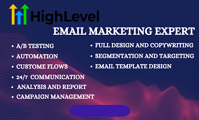 Gig Preview - Gohighlevel email marketing gohighlevel sales funnel CRM gohighlevel automation