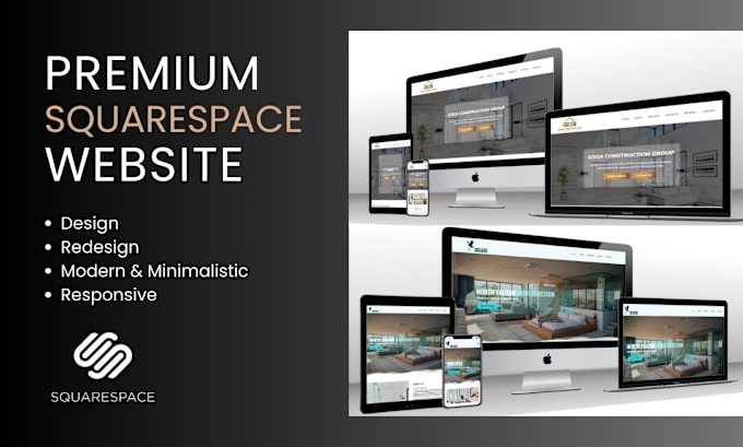 Gig Preview - Build a premium squarespace website for you