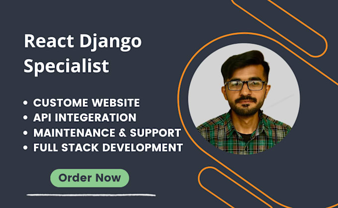 Gig Preview - Build dynamic websites and apps with reactjs, django backend, fastapi, expressjs