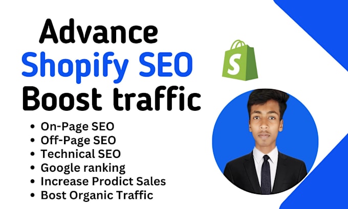 Gig Preview - Do advance shopify SEO on google ranking and traffic boost