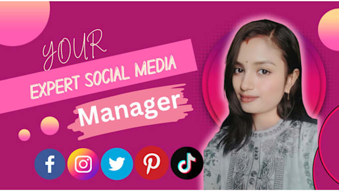 Gig Preview - Be your dedicated social media manager