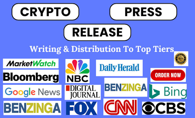 Gig Preview - Write a crypto press release press release and also distribute PR