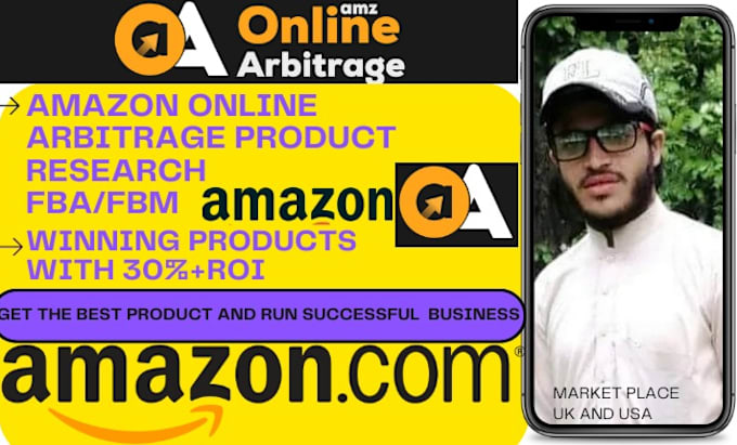 Gig Preview - Amazon online arbitrage fba product research