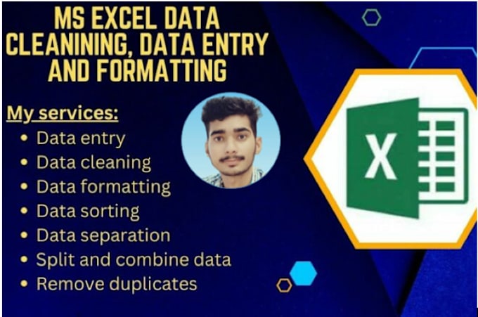 Gig Preview - Do excel data cleaning, analysis and formatting