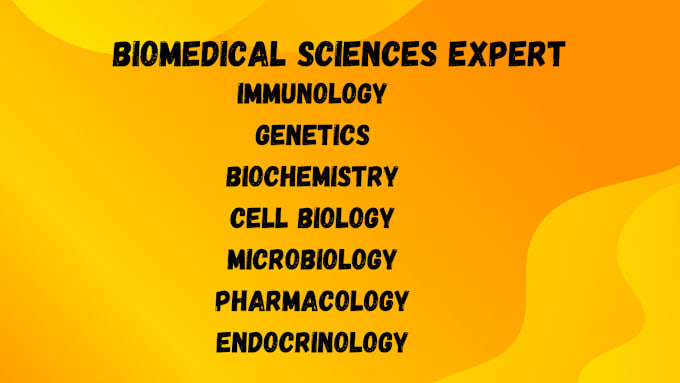 Gig Preview - Write on microbiology, immunology, biochemistry, genetics