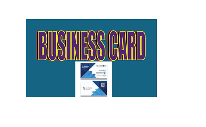 Gig Preview - Do professional modern business card design