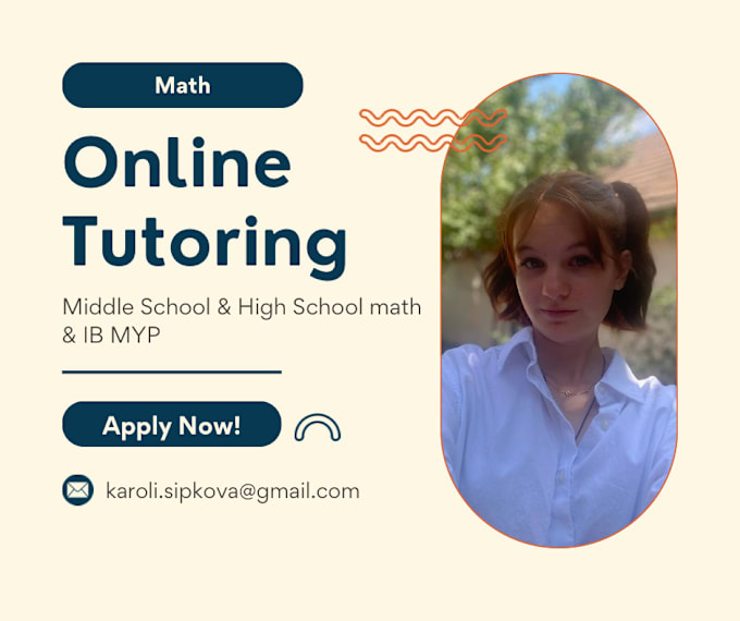 Gig Preview - Tutor you maths online