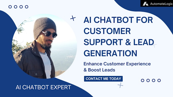 Gig Preview - Build an ai chatbot for customer support and lead generation