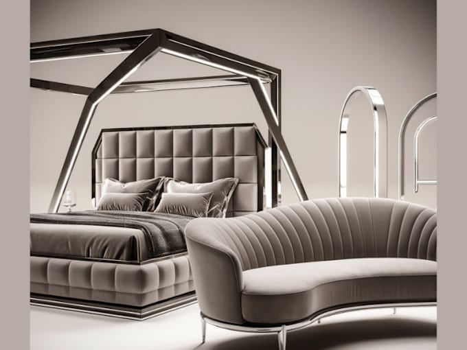 Gig Preview - Do 3d modeling and realistic rendering for furniture like chair, bed, sofa etc