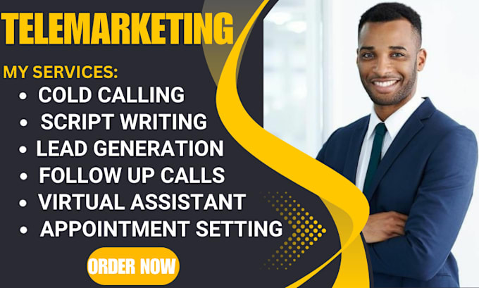 Gig Preview - Do telemarketing, b2b cold calling, virtual assistant and appointment setting