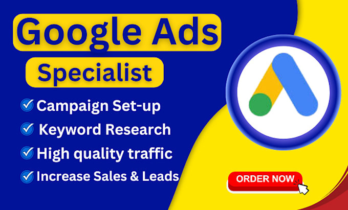 Gig Preview - Setup and manage highly profitable google ads adwords PPC campaigns