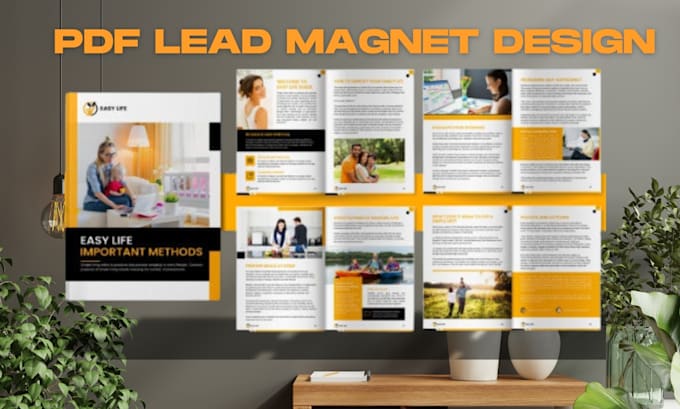 Gig Preview - Pdf lead magnet design brochure design lead magnet design workbook design