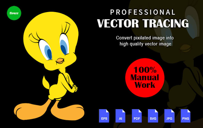 Gig Preview - Do vector tracing, vector logo, vectorize image