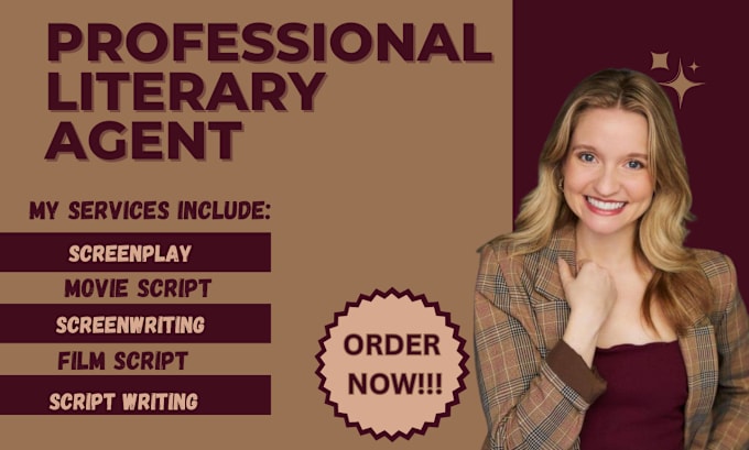 Bestseller - find top active literary agent for your script, feature film script, screenplay