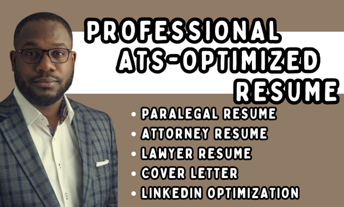 Gig Preview - Write and rewrite legal resume paralegal attorney resume lawyer barrister resume