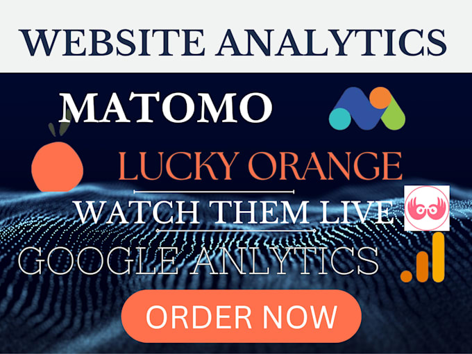 Bestseller - do website analytics using google analytics, watch them live, lucky orange