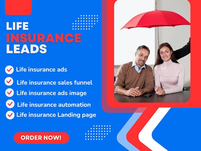 Gig Preview - Life insurance leads life insurance facebook ads insurance life insurance leads