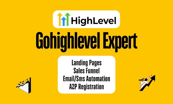 Gig Preview - Ghl expert gohighlevel website landing page and gohighlevel sales funnel fb ads