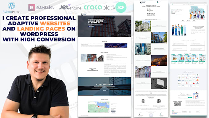 Bestseller - create high conversion landing pages adapted to all devices