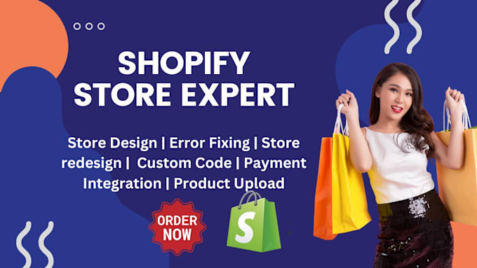 Gig Preview - Do shopify bug fixing, store customization, shopify store design troubleshooting