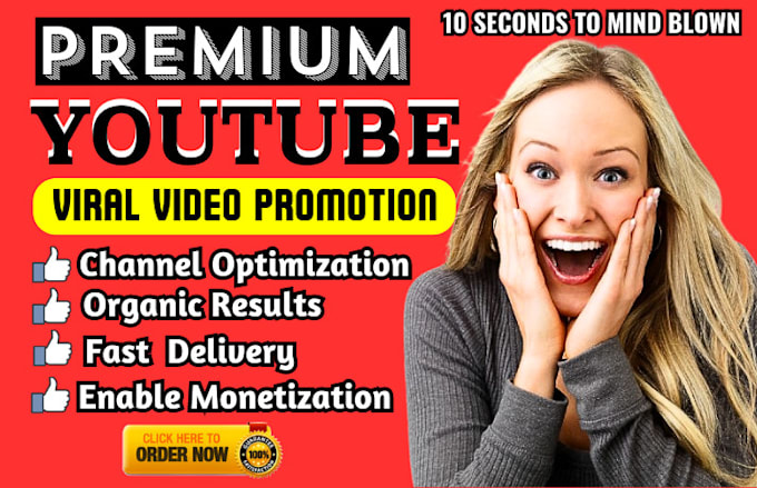 Gig Preview - Do organic youtube video promotion super fast video marketing and SEO