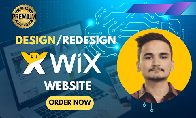 Gig Preview - Develop wix website design or redesign wix website, wix website development