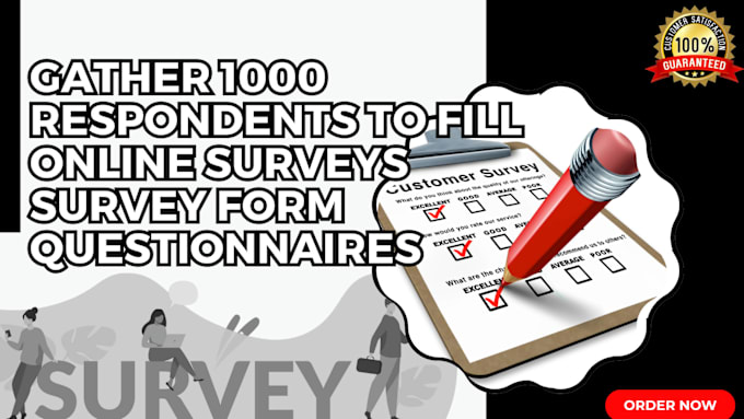 Gig Preview - Gather 1000 respondents to fill online surveys survey form questionnaires