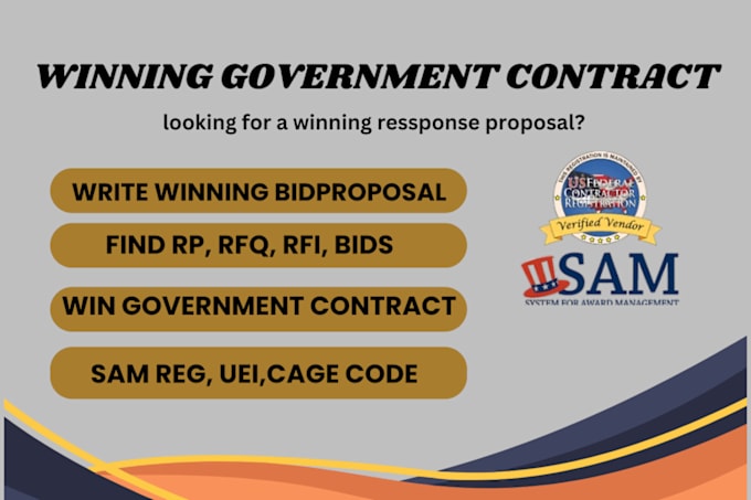 Bestseller - do rfp writing, rfq winning government contract  bid proposal, rfp research