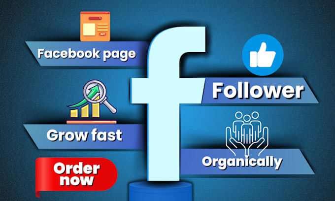 Gig Preview - Grow your facebook page follower fast organically