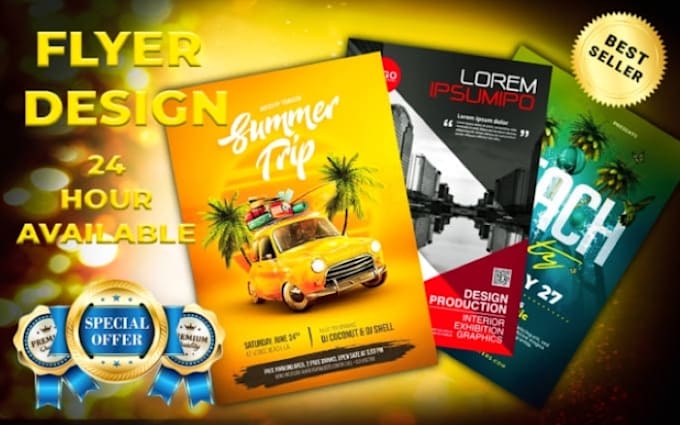 Gig Preview - Design professional flyers to the best quality