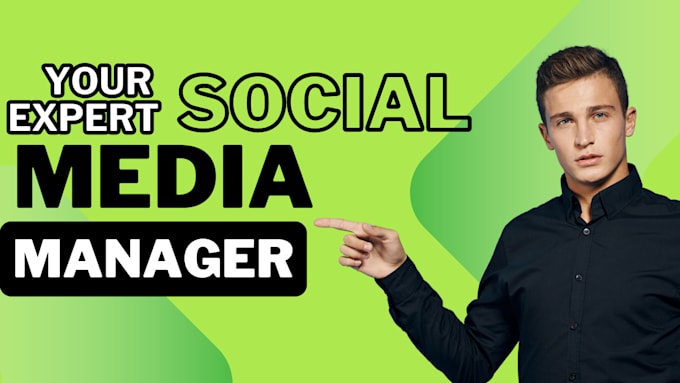 Gig Preview - Be your professional social media manager