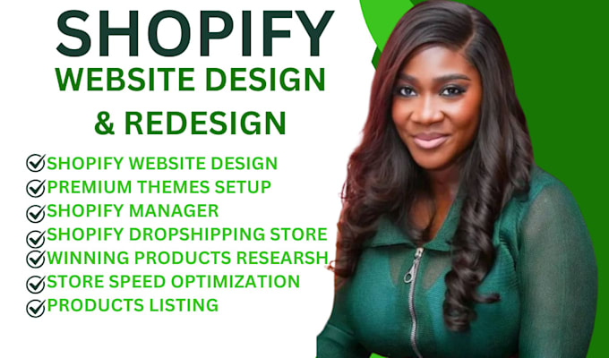 Gig Preview - Design new shopify store or do shopify website redesign