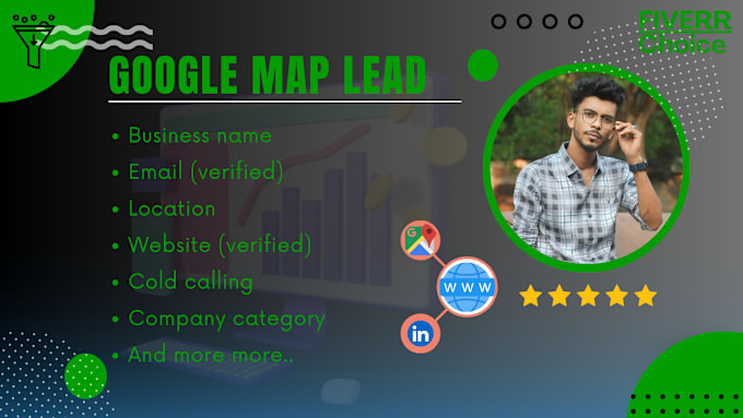 Gig Preview - Google map lead generation