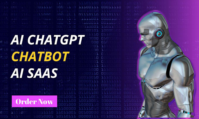 Gig Preview - Ai chatbot ai website or ai saas or ai chatbot for website using chatgpt