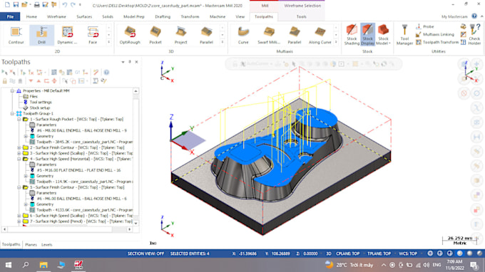 Bestseller - perfectly create 3, 4 and 5 axis cnc programme in mastercam