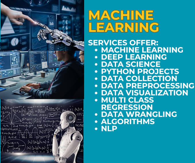 Gig Preview - Do machine learning data science deep learning python projects