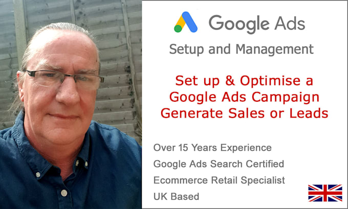 Gig Preview - Setup and manage your google search ads