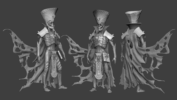 Gig Preview - Sculpt 3d miniature model, warhammer 40k figurine for 3d printing zbrush blender