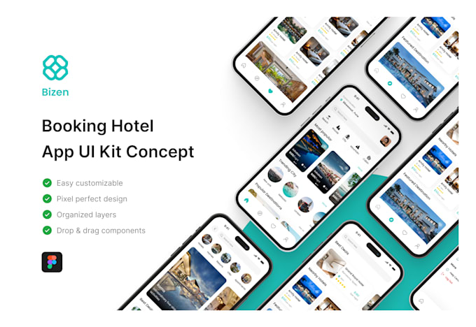 Bestseller - custom hotel booking app for multiple cities